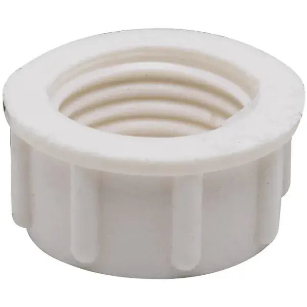 Plastic Bushing - 1/8 IP Female - White Finish - Image 3