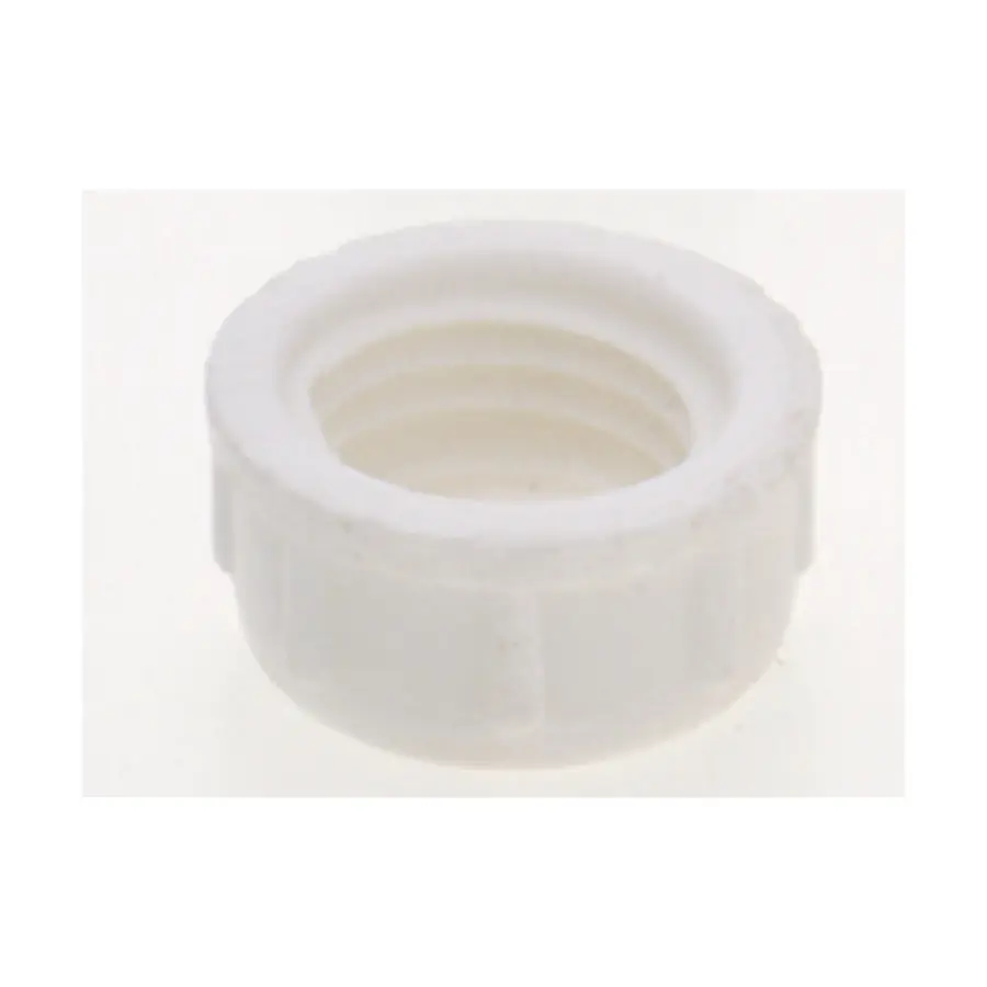 Plastic Bushing - 1/4 IP Female - White Finish - Image 1