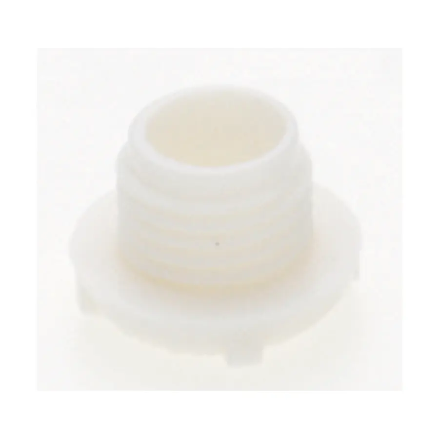Plastic Bushing - 1/8 IP Male - White Finish - Image 1