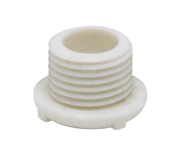 Plastic Bushing - 1/8 IP Male - White Finish - alternate view