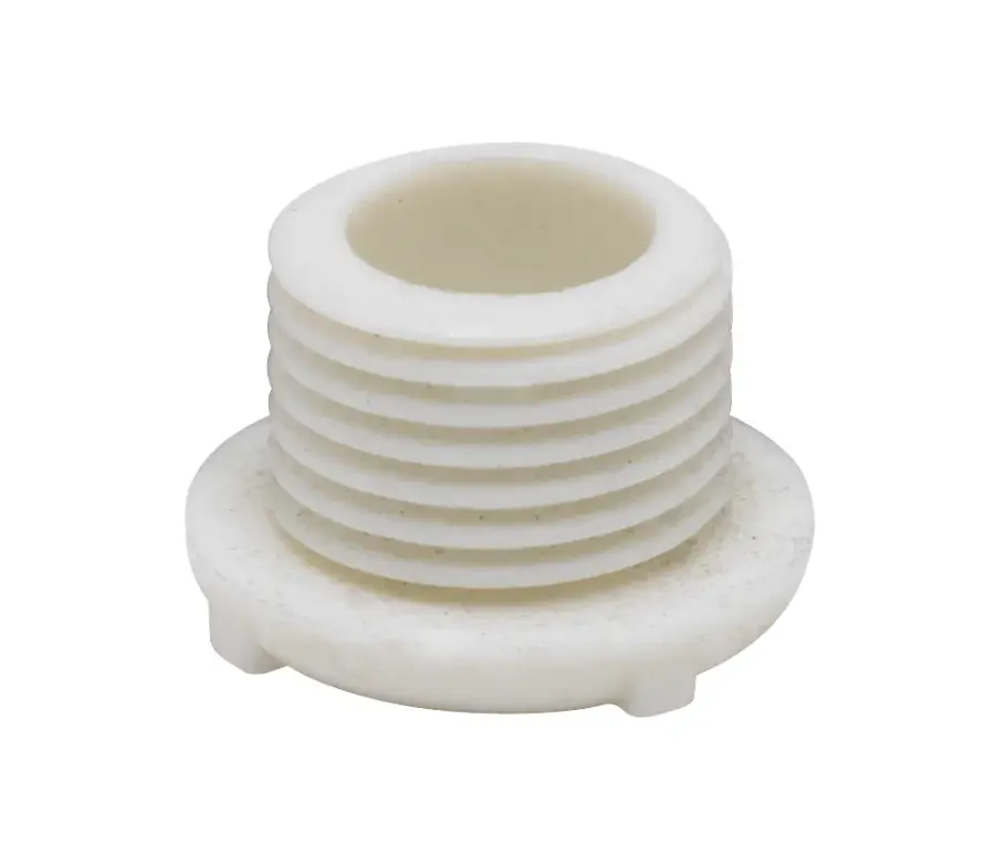 Plastic Bushing - 1/8 IP Male - White Finish - Image 2