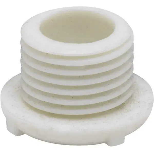 Plastic Bushing - 1/8 IP Male - White Finish - Image 3