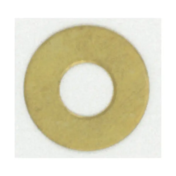 Light Steel Washer - 1/8 IP Slip - 24 Gauge - Brass Plated Finish - 1" Diameter