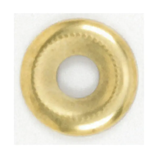 Beaded Steel Check Ring - 1/8 IP Slip - Brass Plated Finish - 1-1/8" Diameter
