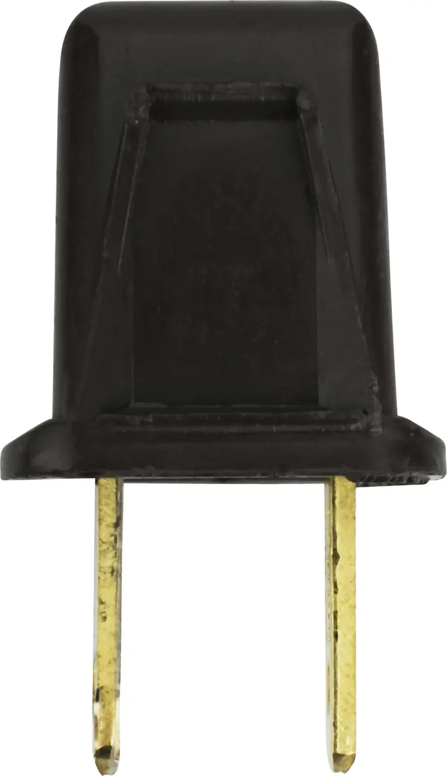 Attachment Plug - Polarized - 18/2-SPT-1 - 10A-125V - Brown Finish