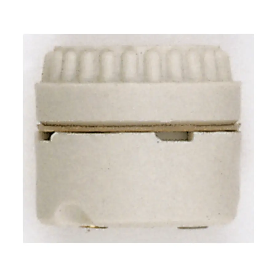 Two Piece Medium Base Porcelain Sign Receptacle - Screw Terminals - 1-1/2" Height - 1-3/4" Diameter - 660W - 250V