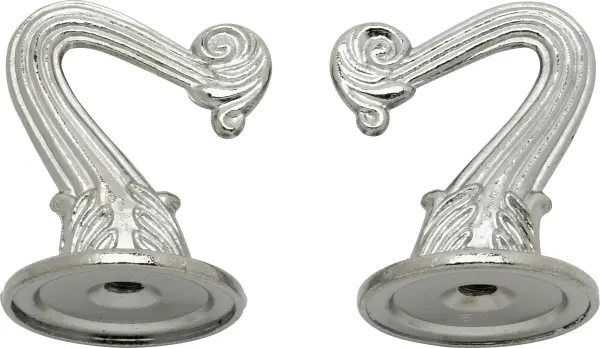 Die Cast Swag Hook Kit - Chrome Finish - Kit Contains 2 Hooks With Hardware - 10lbs Max
