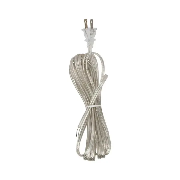 18/2 SPT-2-105C All Cord Sets - Molded Plug - Tinned Tips 3/4' Strip with 2' Slit 150 Ctn.15 Ft.