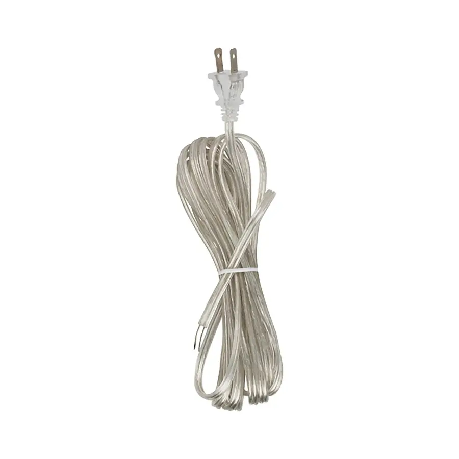 18/2 SPT-2-105C All Cord Sets - Molded Plug - Tinned Tips 3/4' Strip with 2' Slit 150 Ctn.15 Ft.