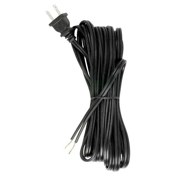 18/2 SPT-2-105C All Cord Sets - Molded Plug - Tinned Tips 3/4' Strip with 2' Slit 50 Ctn.20 Ft. - Image 1