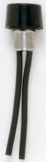 On-Off Phenolic Rotary Switch - Single Circuit - 1A-125V, 3A-125V, 1.5A-250V Rating - 3/8" Bushing - Black Finish - Image 2