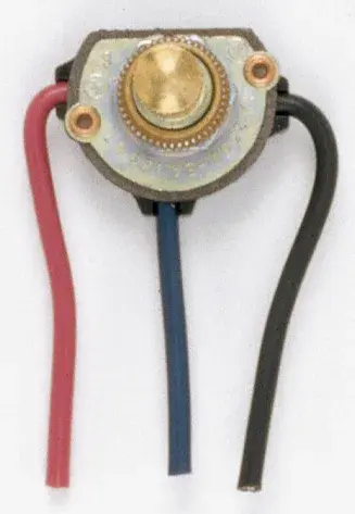 3-Way Metal Rotary Switch, Metal Bushing, 2 Circuit, 4 Position(L-1, L-2, L1-2, Off). Rated: 6A-125V, 3A-250V - alternate view