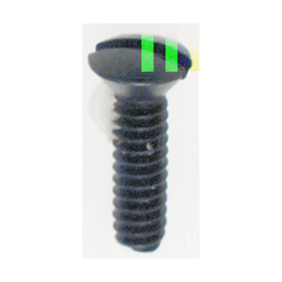 Steel Switchplate Screw - 6/32 - Black Finish - 1/2" Length