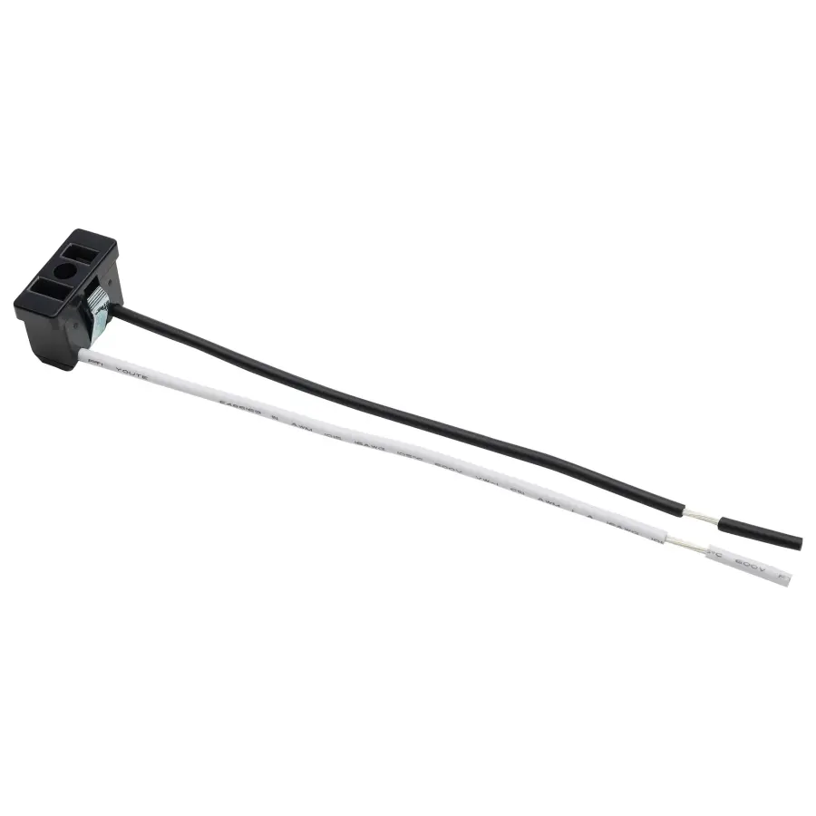 2 Wire Snap-In Convenience Outlet - 1-1/8" x 1/2" x 7/8" Opening Size - 15A-125V Rating