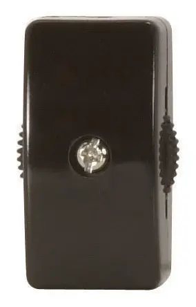 On-Off Cord Switch For 18/2 SPT-2 - 6A-125V, 3A-250V, 3A-120V, 3A-125V - Brown Finish