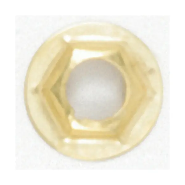 Steel Pal Nut - 1/8 IP - Brass Plated Finish