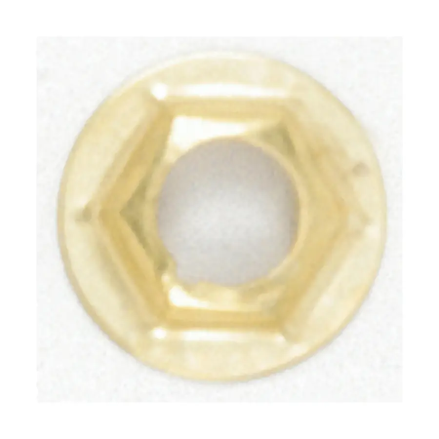 Steel Pal Nut - 1/8 IP - Brass Plated Finish