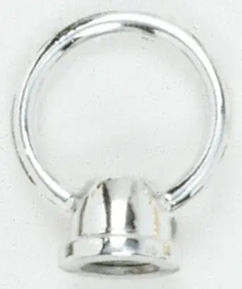 1-1/2" Female Loop - 1/8 IP With Wireway - 10lbs Max - Chrome Finish