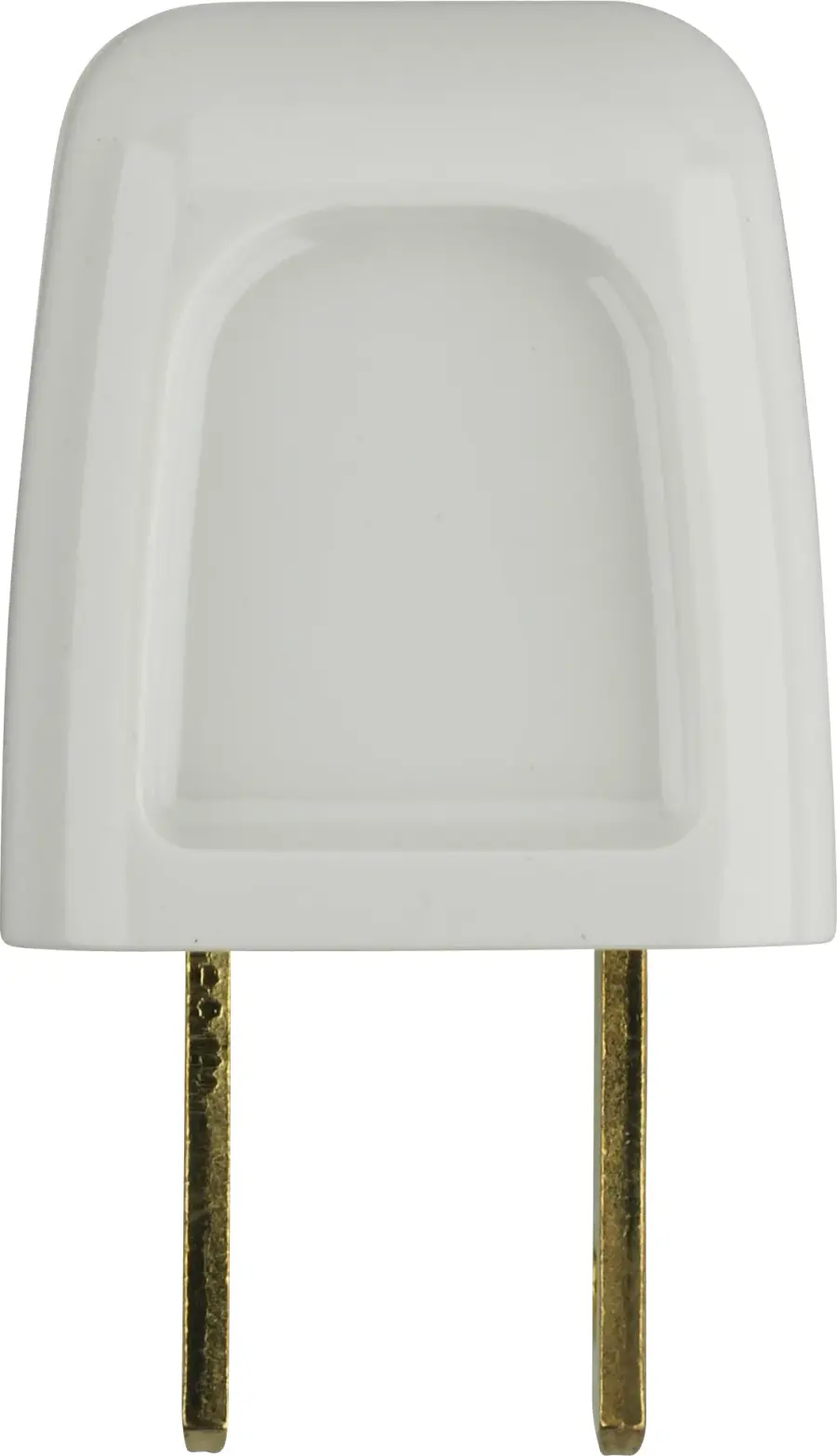 Quick Connect Plug - Non Polarized - 18/2-SPT-1 - 10A-125V - White Finish