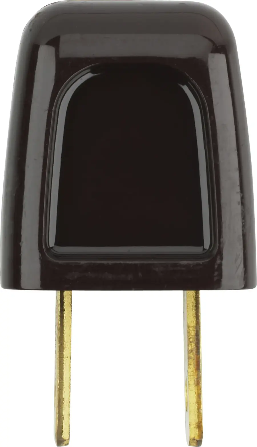 Quick Connect Plug - Non Polarized - 18/2-SPT-1 - 10A-125V - Brown Finish