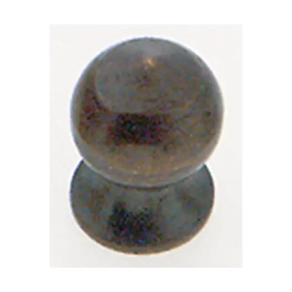 Brass Pear Knob - 8/32 - Antique Brass Finish