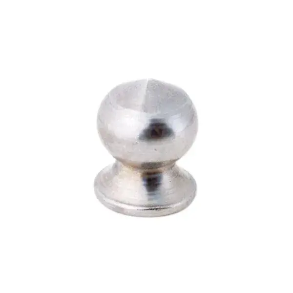 Brass Pear Knob - 8/32 - Nickel Finish