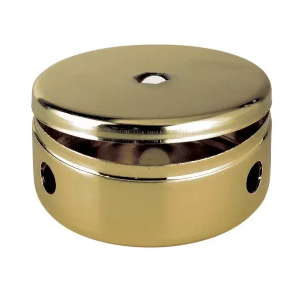 2-3/4" Fixture Body And Cover - Brass Finish - 5 Arm Holes