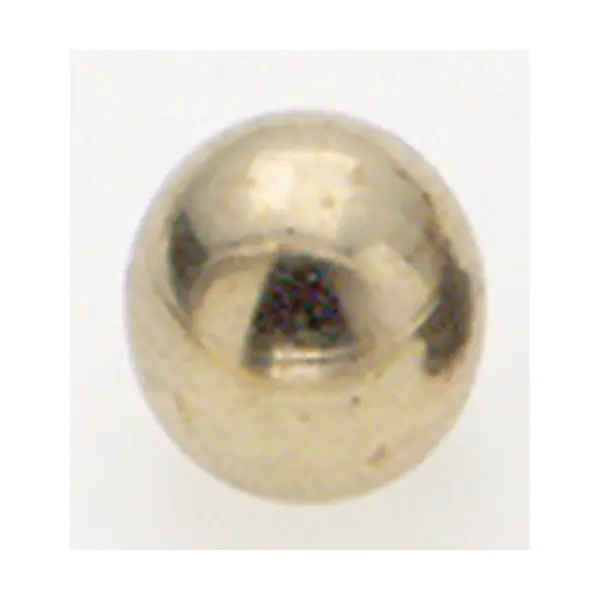 Brass Ball - 8/32 - 3/8" Diameter - Burnished And Lacquered