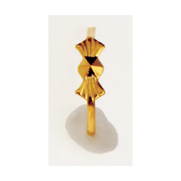 Small Bow-Tie Clip - 8mm - 3/8" Height - Gold
