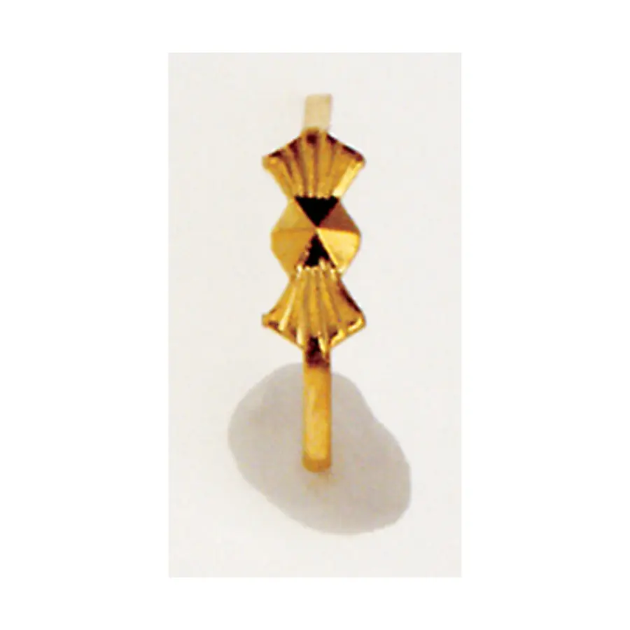 Small Bow-Tie Clip - 8mm - 3/8" Height - Gold