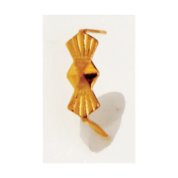 Large Bow-Tie Clip - 10.5mm - 7/16" Height - Gold