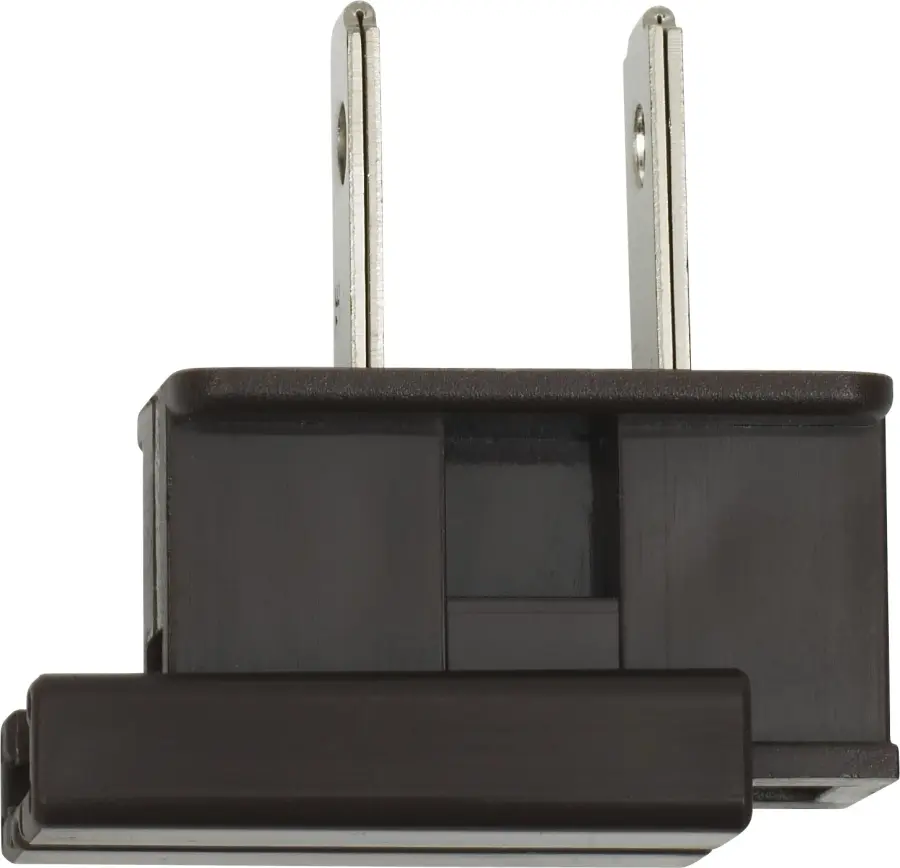 Slide Plug - Polarized - 18/2-SPT-2 - 8A-125V - Brown Finish