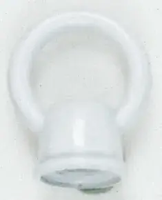 1" Female Loops - 1/8 IP With Wireway - 10lbs Max - White Finish