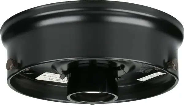 4" Wired Holder - Black Finish - Includes Hardware - 60W Max