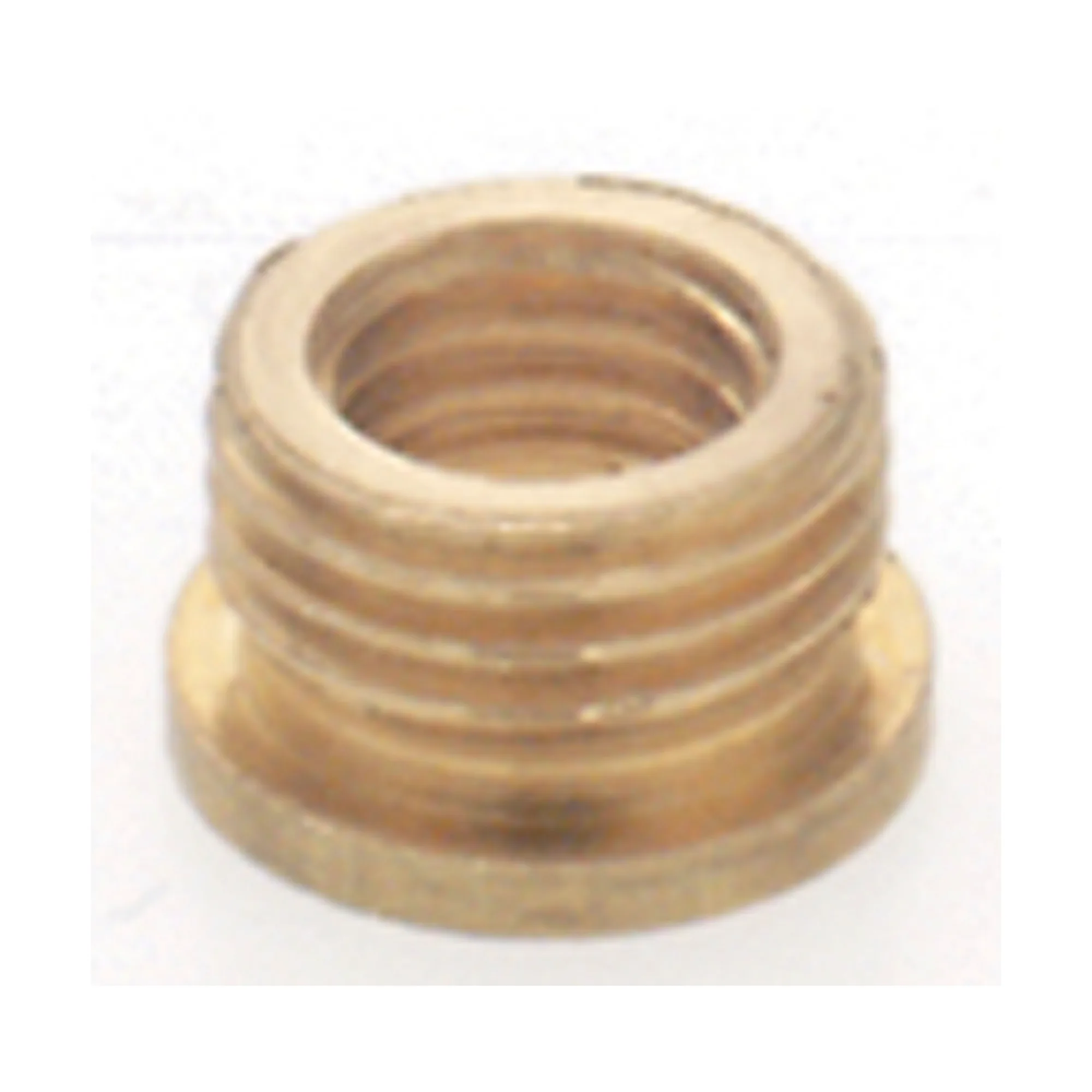Brass Reducing Bushing - Unfinished - 1/8 M x 1/4-27 F - With Shoulder