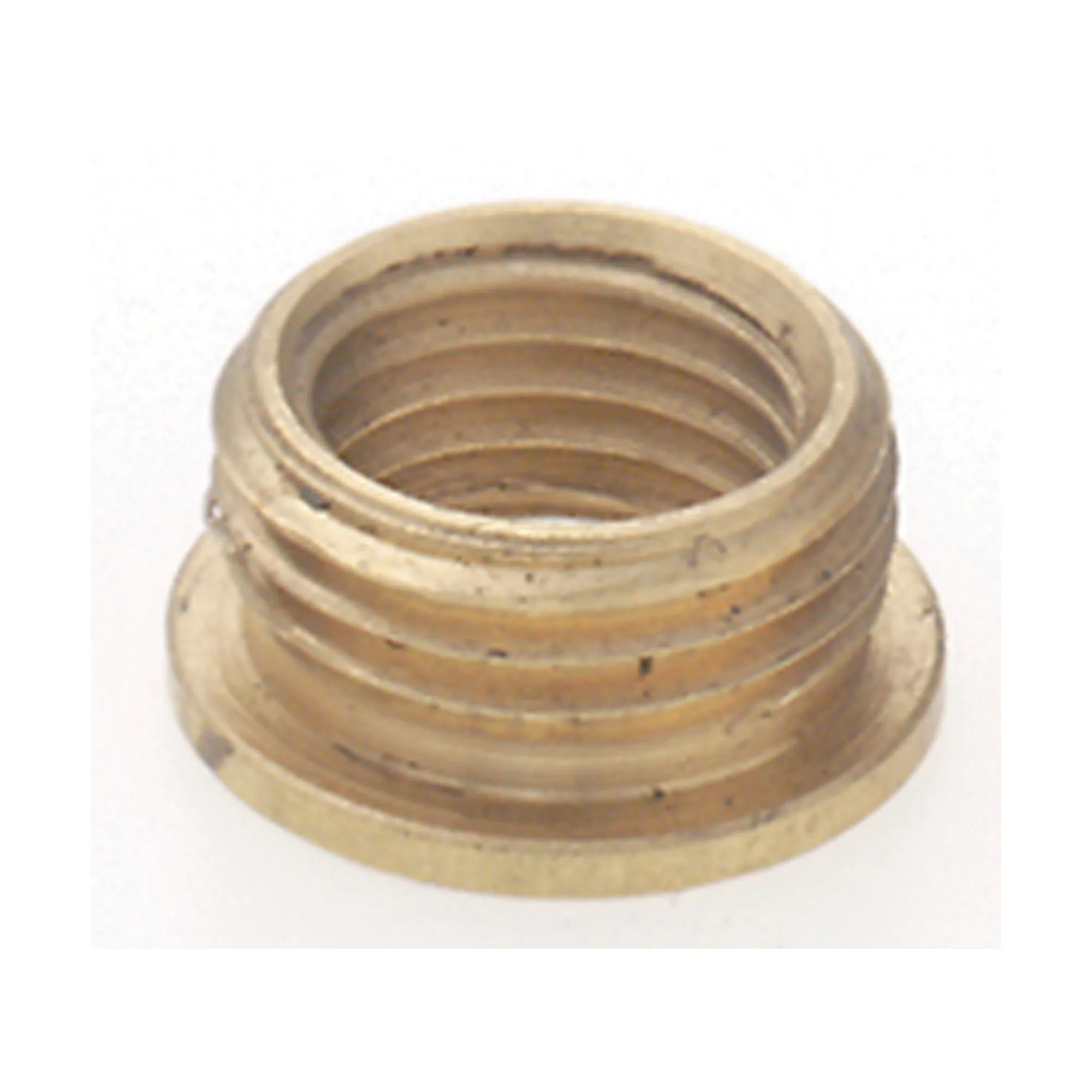 Brass Reducing Bushing - Unfinished - 3/8 M x 1/8 F - With Shoulder