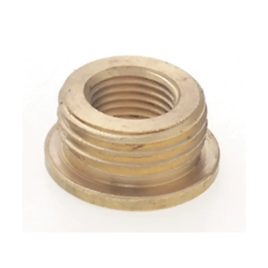 Brass Reducing Bushing - Unfinished - 3/8 M x 1/4 F - With Shoulder