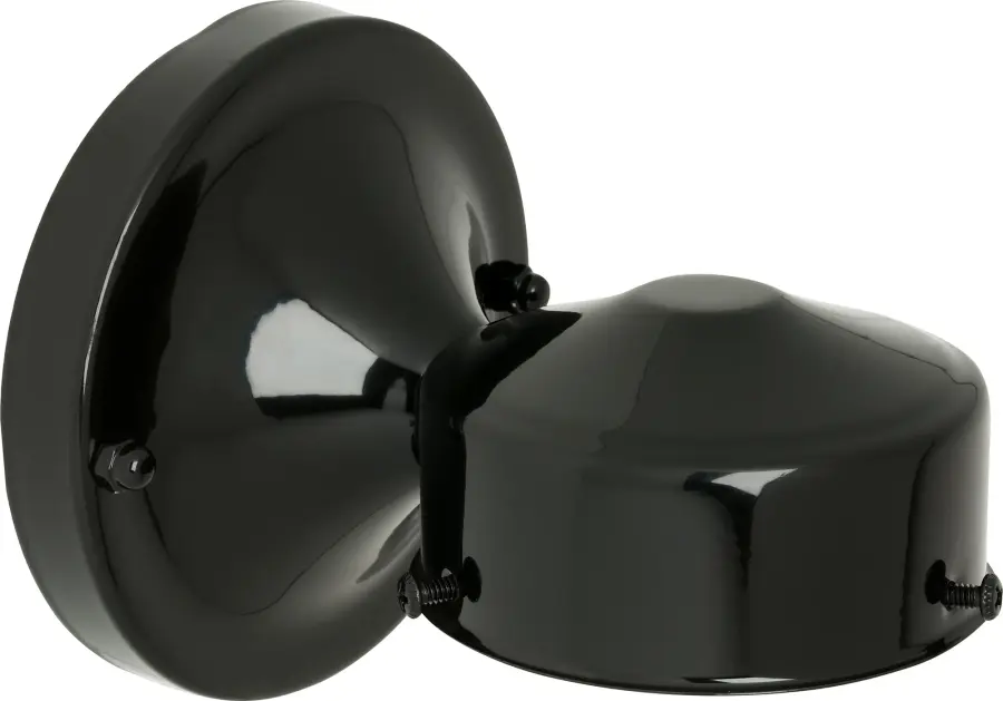 3-1/4" Wired Wall Bracket - Black Finish - Includes Hardware - 60W Max - Image 1