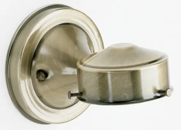 3-1/4" Wired Wall Bracket - Antique Brass Finish - Includes Hardware - 60W Max