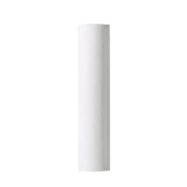 Plastic Candle Cover - White Plastic - 1-3/16" Inside Diameter - 1-1/4" Outside Diameter - 6" Height
