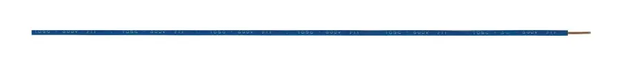 Lighting Bulk Wire - 18/1 Solid 105C AWM TFN-PVC - Nylon - 500 Foot/Spool - Blue