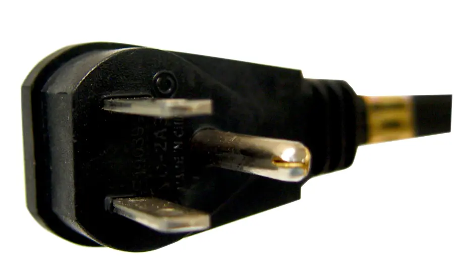 6 Foot - 3 Wire Power Supply Angle Pigtail Cord - 16-3 SPT-2 - 13A-125V - 1625W - Indoor Use Only - Image 2
