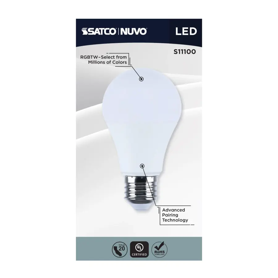 Starfish - 10 Watt LED A19 - 2700K-5000K RGBTW - Medium Base - 120 Volt - Image 20