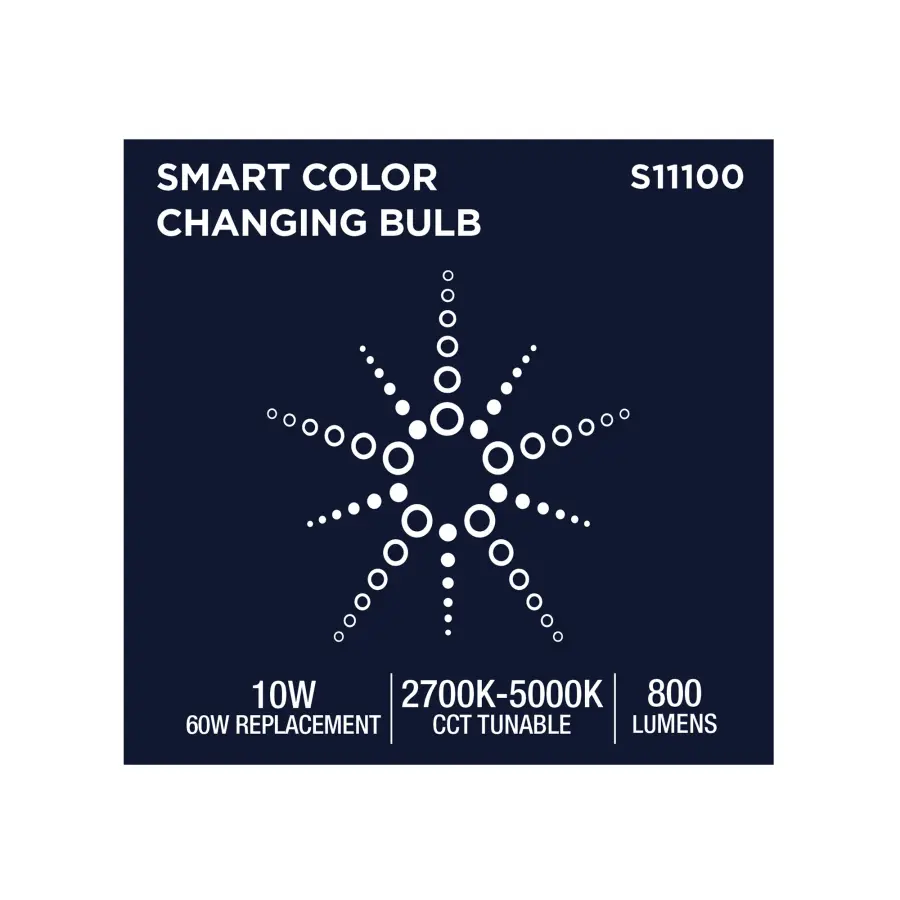 Starfish - 10 Watt LED A19 - 2700K-5000K RGBTW - Medium Base - 120 Volt - Image 23