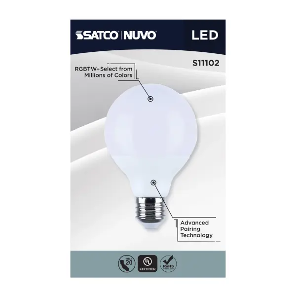 Starfish - 10 Watt LED G25 - 2700K-5000K RGBTW - Medium Base - 120 Volt - Image 20