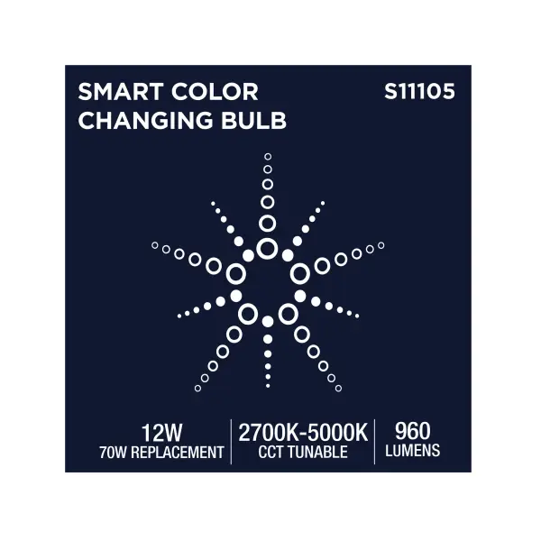 Starfish - 12 Watt LED BR40 - 2700K-5000K RGBTW - Medium Base - 120 Volt - Image 23
