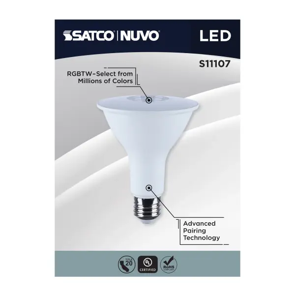 Starfish - 12.5 Watt LED PAR30 - 2700K-5000K RGBTW - Medium Base - 120 Volt - Image 10