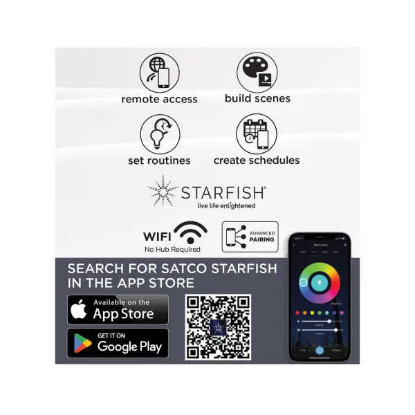 Starfish - 5.5 Watt LED MR16 - 2700K-5000K RGBTW - Bi Pin GU10 Base - 120 Volt - Image 11