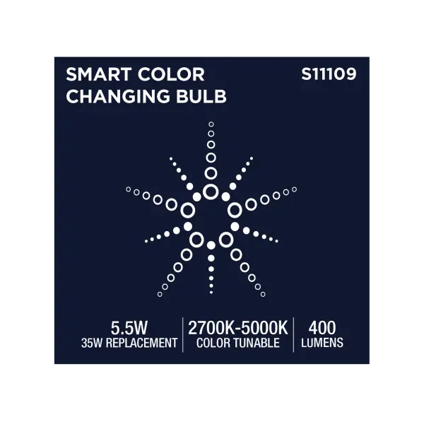 Starfish - 5.5 Watt LED MR16 - 2700K-5000K RGBTW - Bi Pin GU10 Base - 120 Volt - Image 12