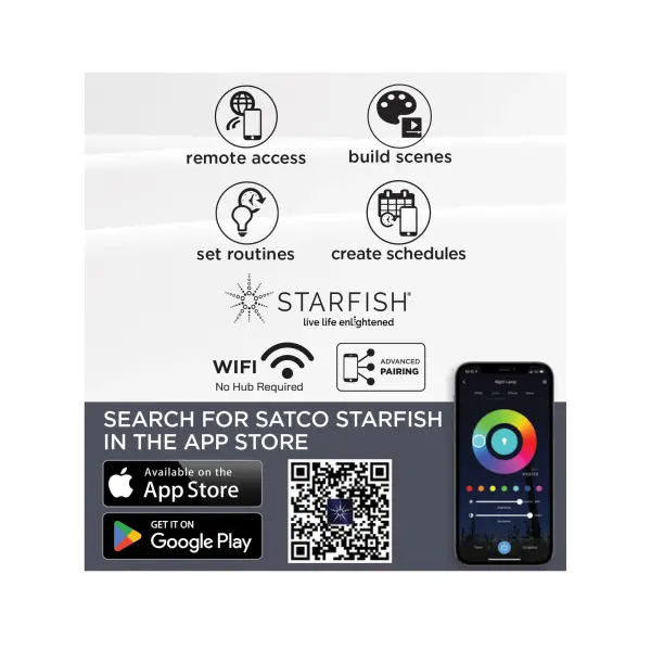 Starfish - 5.5 Watt LED MR16 - GU5.3 Base - 2700K-5000K RGBTW - 12 Volt - Image 11